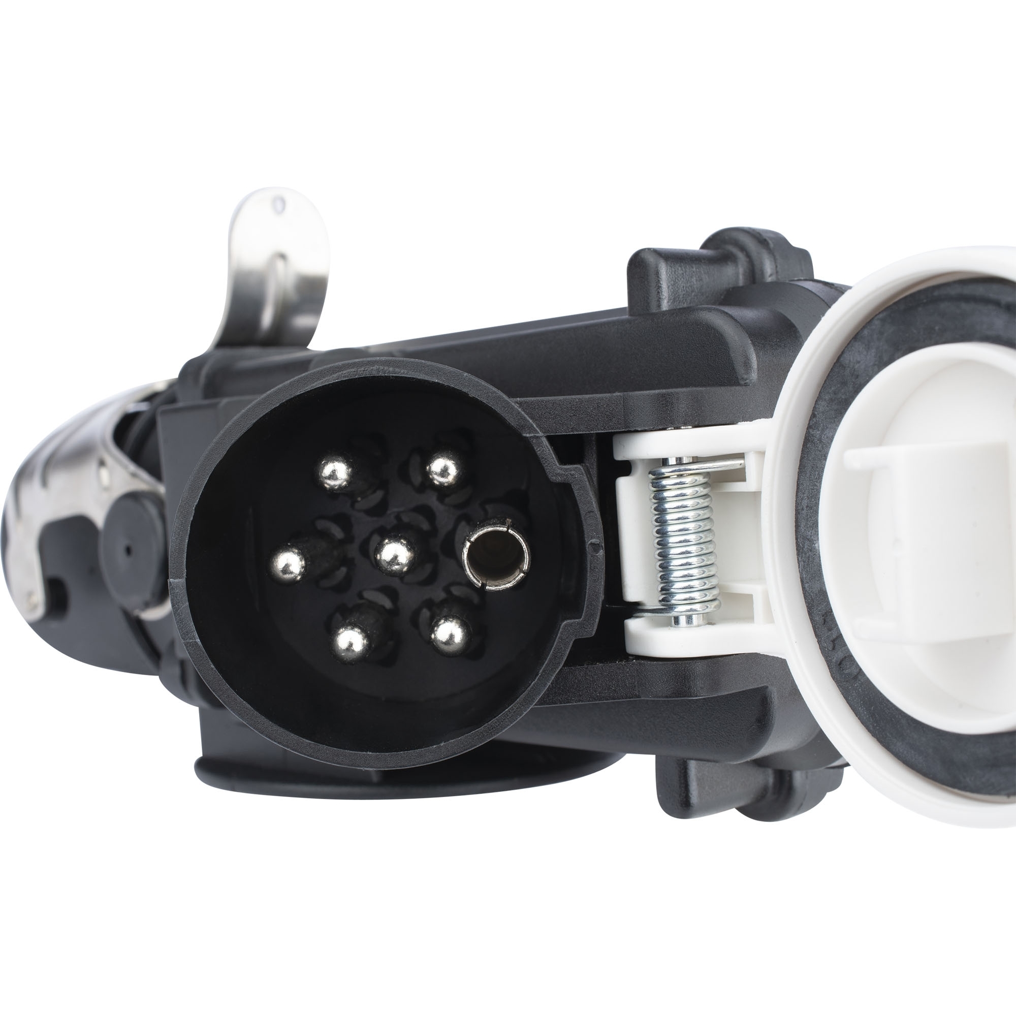 24 Volt Kurzadapter 1 x 15 Pol-Stecker zu  2 x  7 Pol-Steckdose