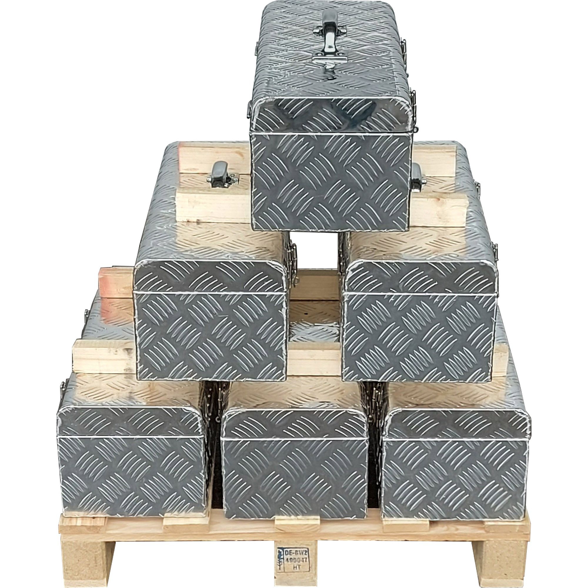 Zurrgurt-Kofferset, mit Alu-Werkzeugbox