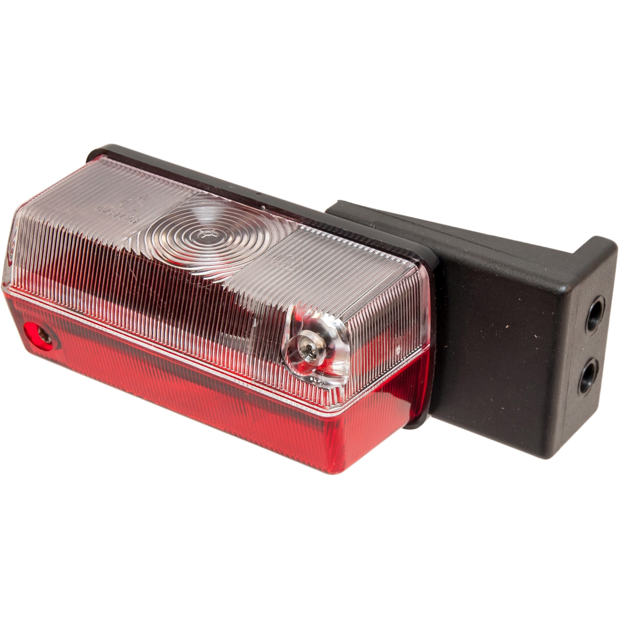 Begrenzungsleuchte rot/weiß mit Gummipendel