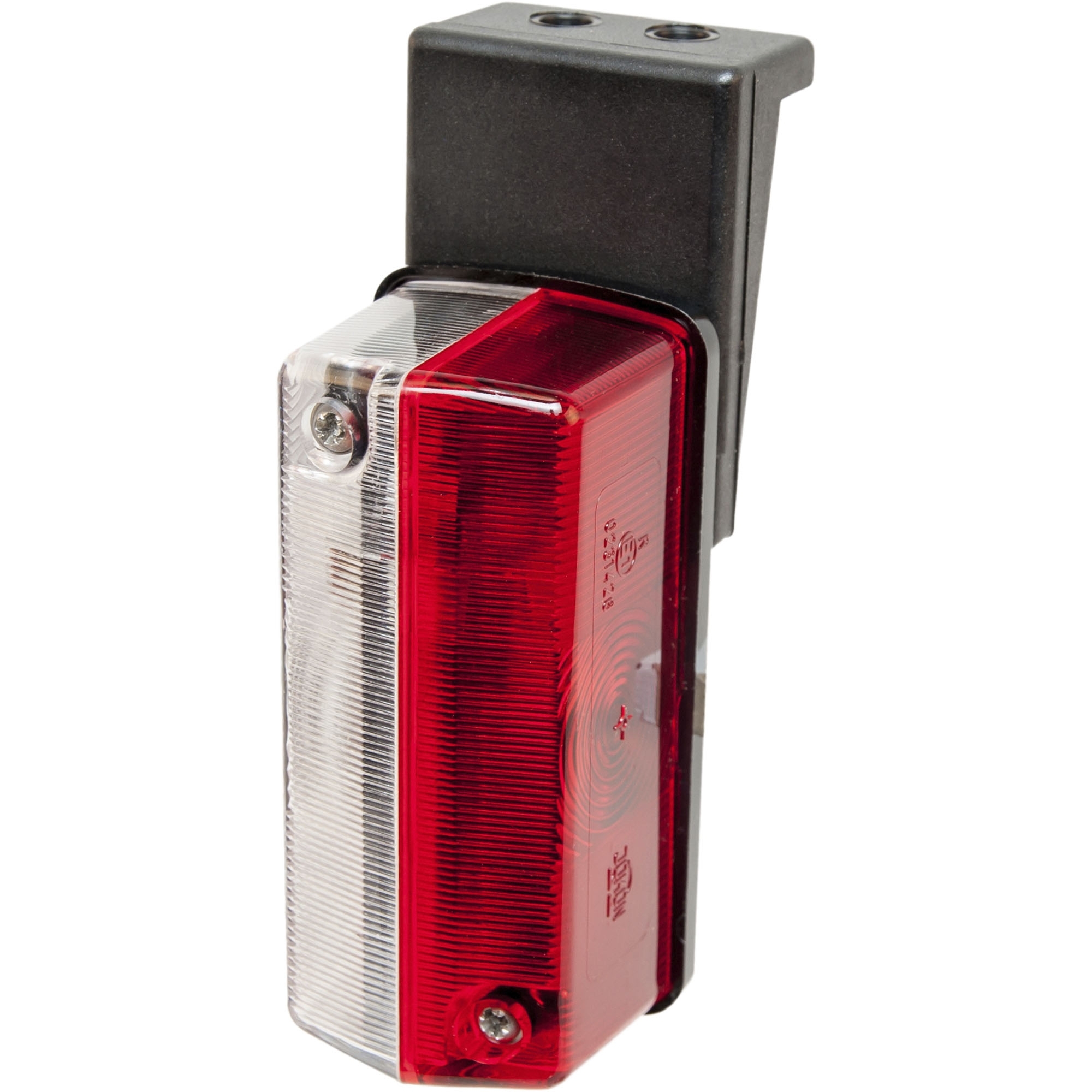 Begrenzungsleuchte rot/weiß mit Gummipendel