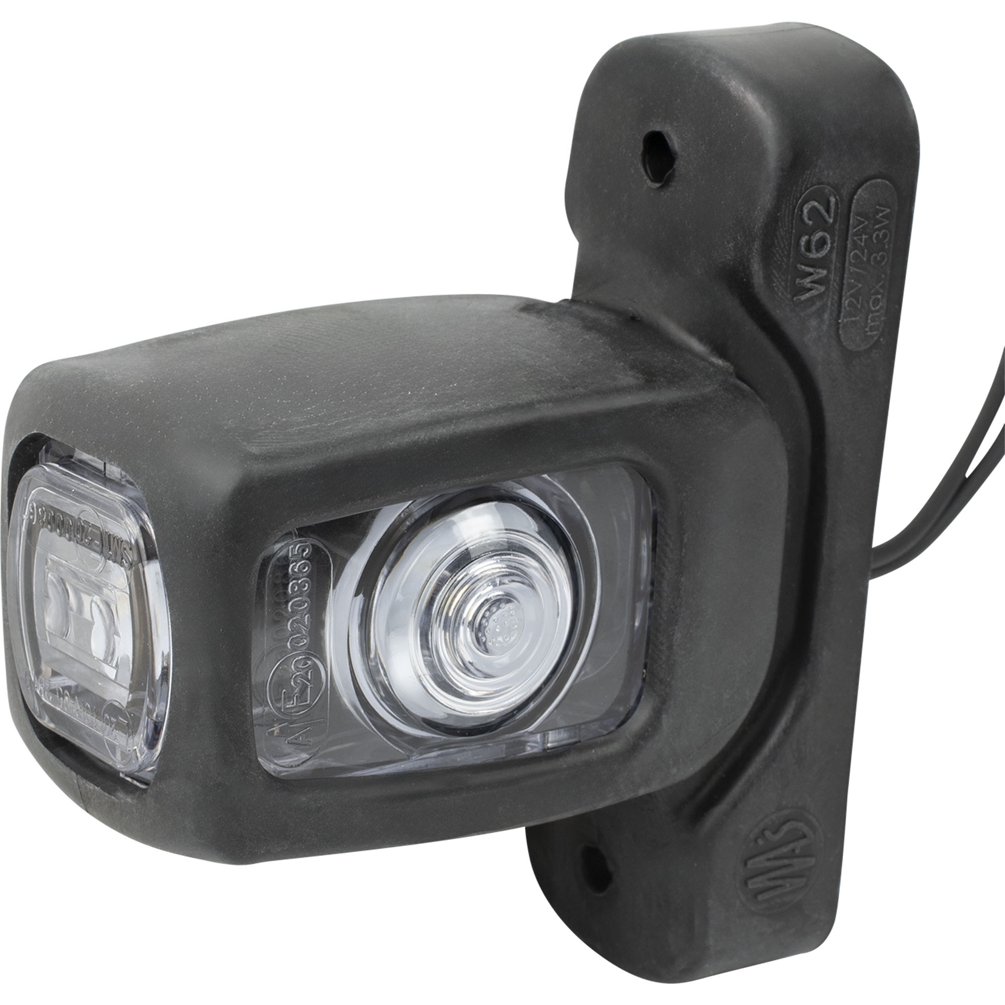 Begrenzungsleuchte LED, rot,weiß,gelb, 84x103x33mm