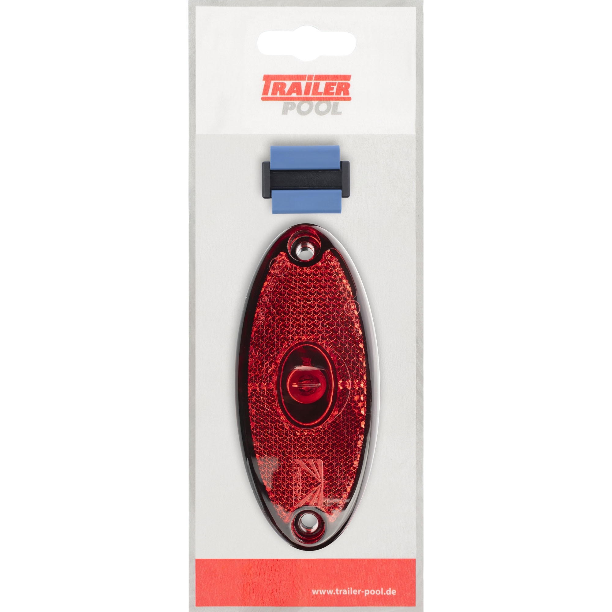 Begrenzungsleuchte Aspöck Flatpoint 2 LED, rot, DC-Kabel