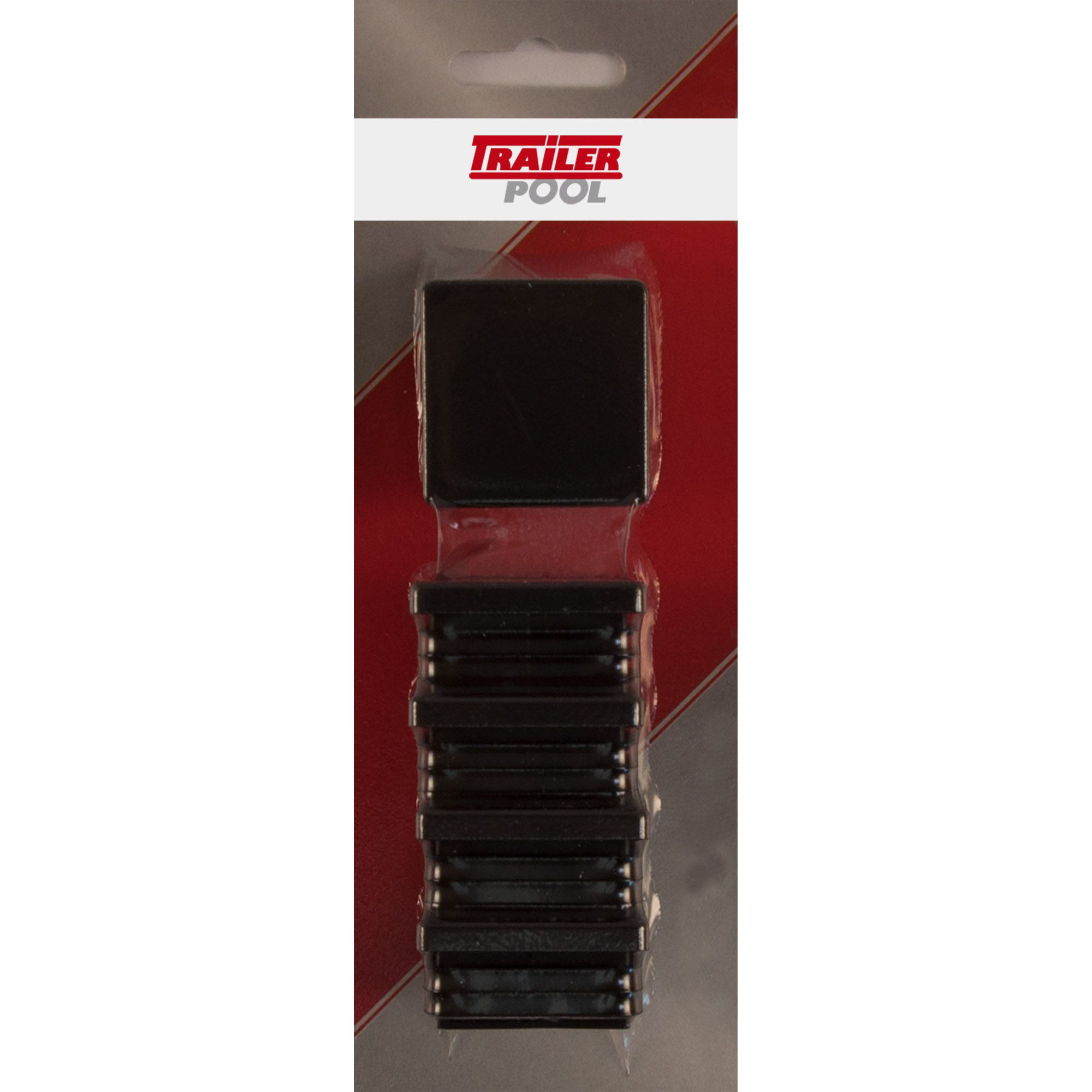 5 x Kunststoff-Stopfen 40 x 40 mm, WS 1,5-2 mm