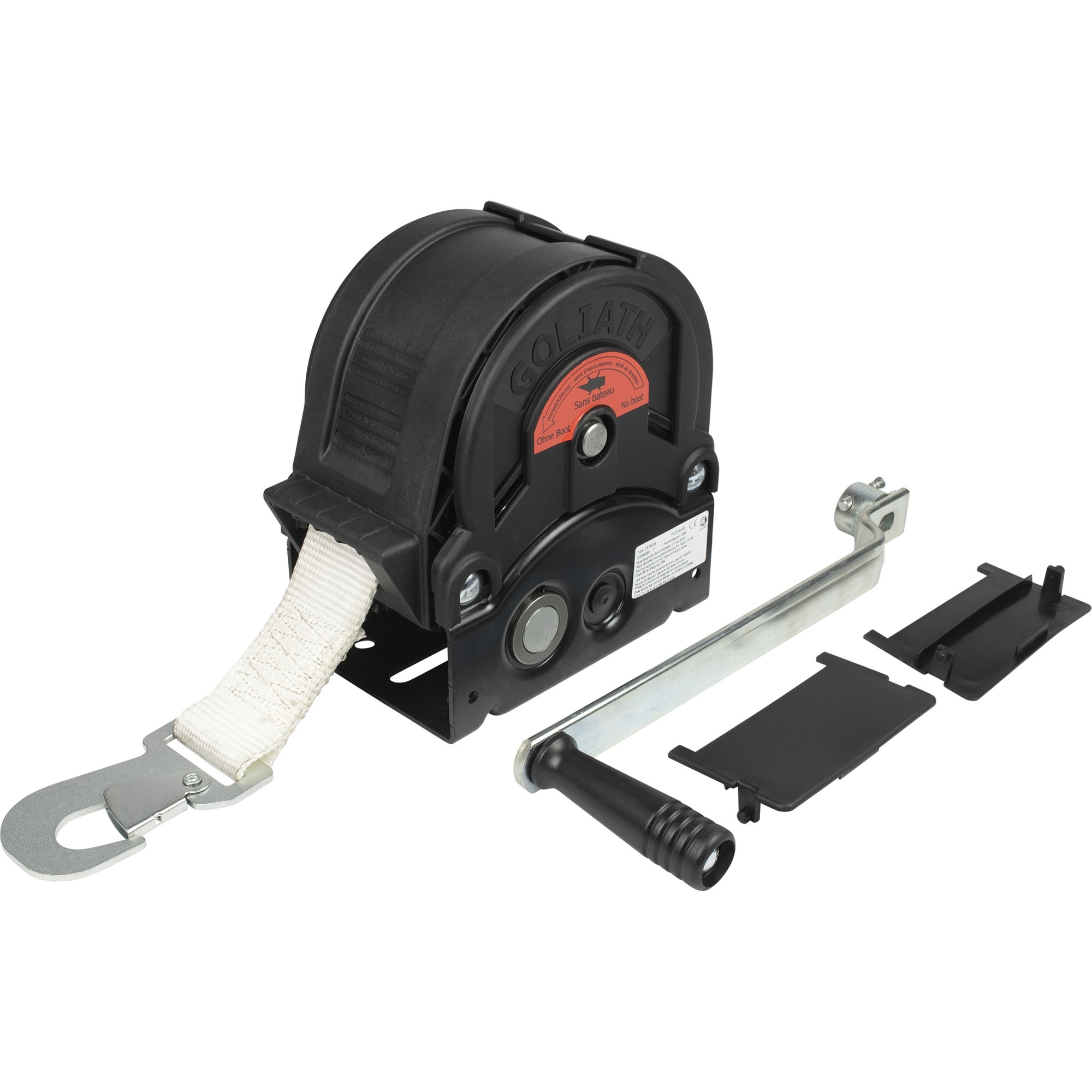 Handseilwinde, TS1600, 1600 kg, Band 8 m